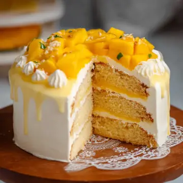 The SOFTEST Mango Cake