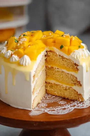 The SOFTEST Mango Cake