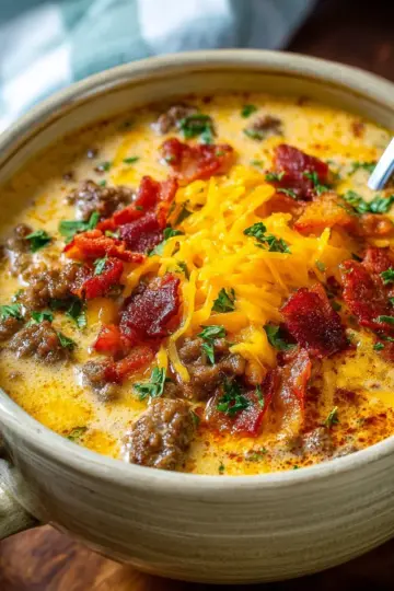 Cheeseburger Soup
