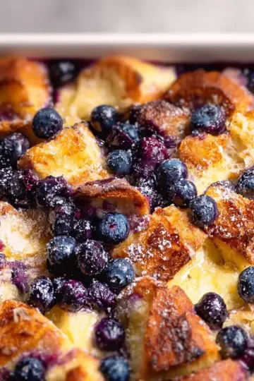 Baked Blueberry French Toast Casserole