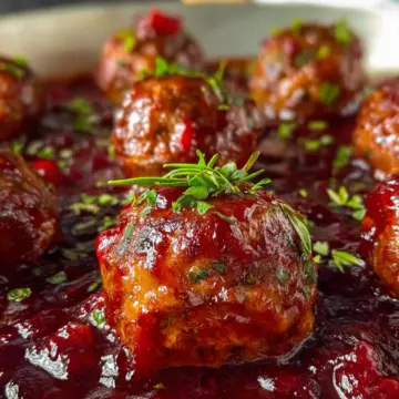 Cranberry Meatballs