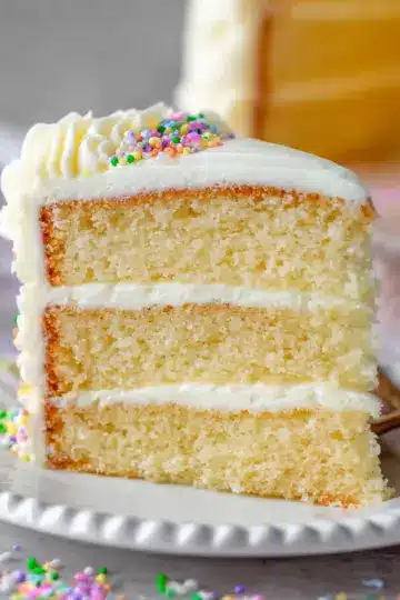 Moist Vanilla Layer Cake Recipe