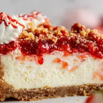 Strawberry Crunch Cheesecake
