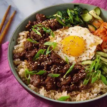 Easy Korean Beef Bowl