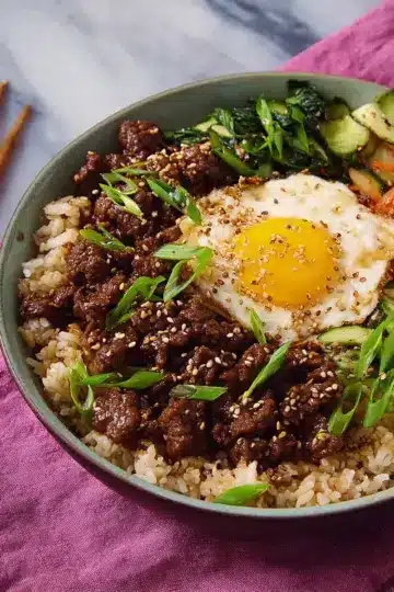 Easy Korean Beef Bowl