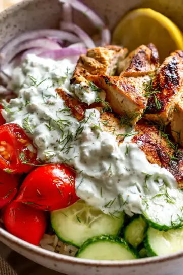 Chicken Tzatziki Bowl