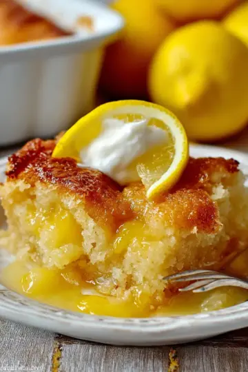 Magic Lemon Cobbler