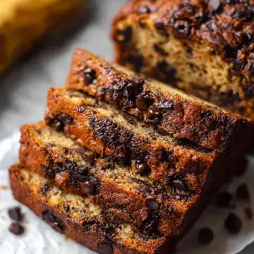 Super Moist Chocolate Chip Banana Bread
