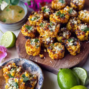 Fire Roasted Mexican Street Corn Bites.
