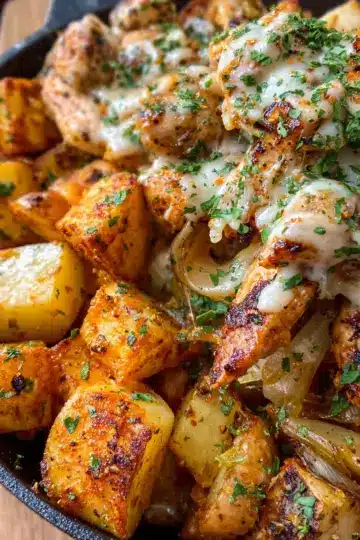 Garlic Parmesan Chicken and Potatoes
