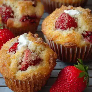 Strawberry Shortcake Muffins