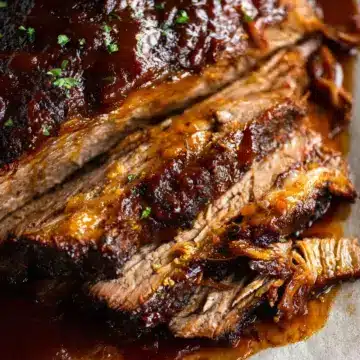 Slow Cooker Beef Brisket with BBQ Sauce