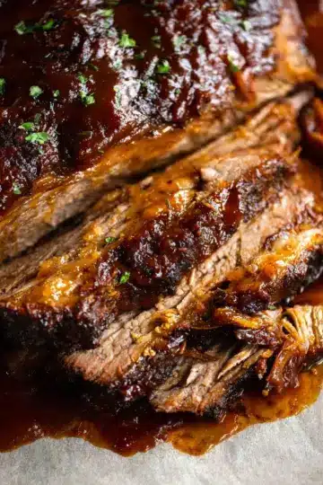 Slow Cooker Beef Brisket with BBQ Sauce