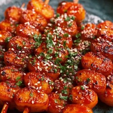 Korean Spicy Rice Cake Skewers (5 Ingredients ONLY!)