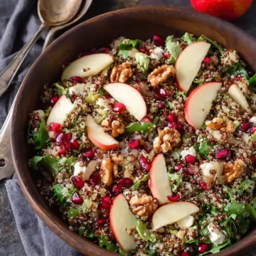 Apple Walnut Quinoa Salad