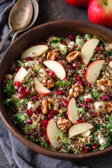 Apple Walnut Quinoa Salad
