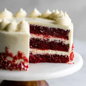 Red Velvet Cake with Cream Cheese Frosting