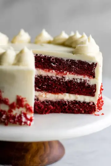 Red Velvet Cake with Cream Cheese Frosting