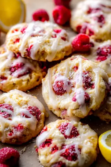 Lemon Raspberry Cookies