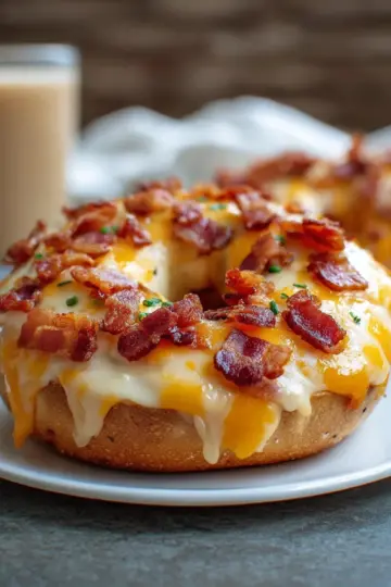 This Bacon Cheddar Bagel Is Perfectly Simple and Simply Perfect