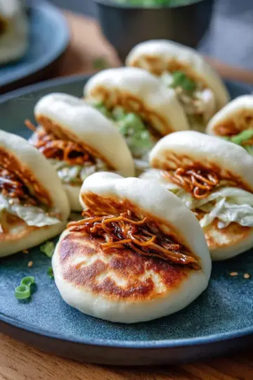 Pan-Fried Cabbage and Noodle Buns