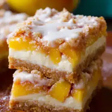 Peaches & Cream Bars