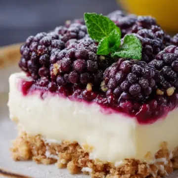Lemon Blackberry Dessert