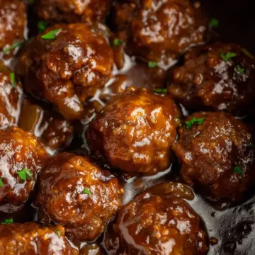 Slow Cooker Salisbury Steak Meatballs