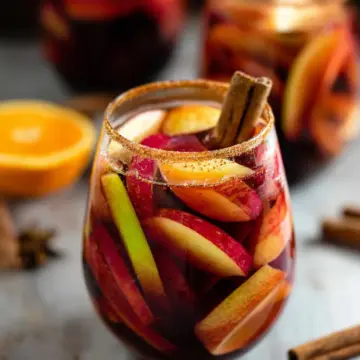 Cinnamon Apple Cider Sangria