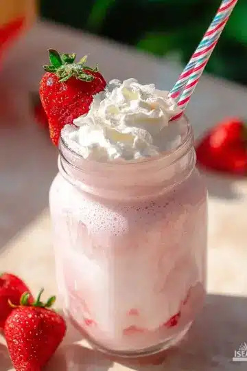 Dreamy Cream Strawberry Milkshake Recipe