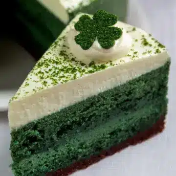 Green Velvet Cheesecake Cake