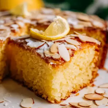 Easy lemon coconut almond cake