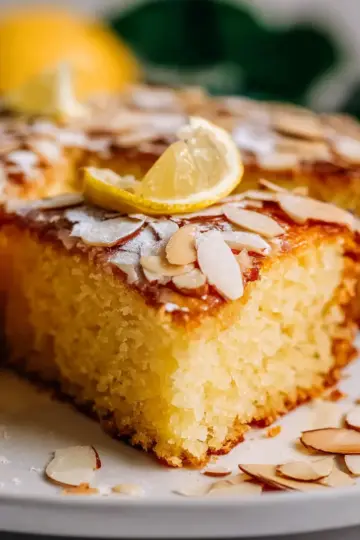 Easy lemon coconut almond cake