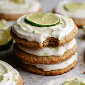 Crumbl Key Lime Pie Cookies
