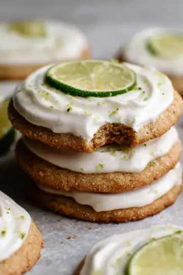 Crumbl Key Lime Pie Cookies