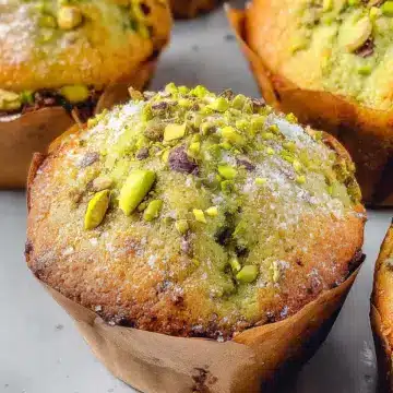 Easy Bakery-Style Pistachio Muffins