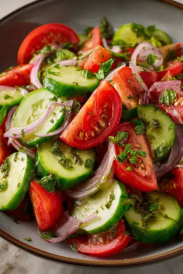 Cucumber Tomato Salad