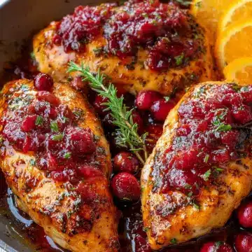 Cranberry Orange Chicken Breasts