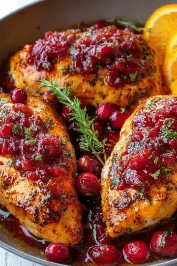 Cranberry Orange Chicken Breasts