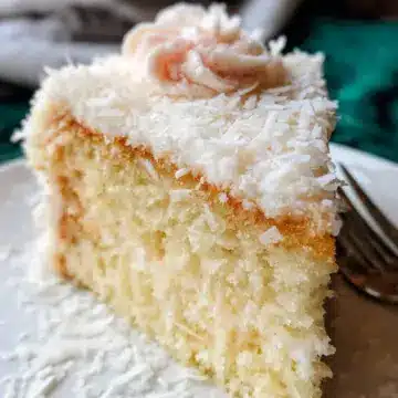 Fluffy & Moist Coconut Cake