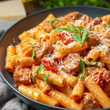Creamy Sausage and Tomato Pasta