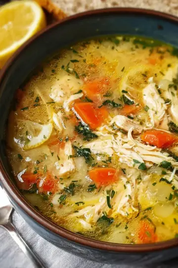 Greek Lemon Chicken Soup