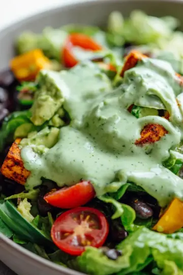 5 Minute Avocado Cilantro Dressing