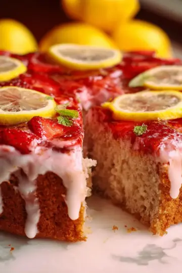 Strawberry Lemon Cake