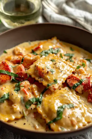 Easy Lobster Ravioli Cream Sauce