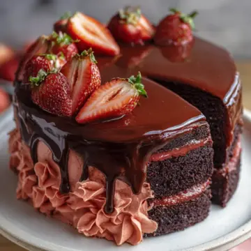 Chocolate Strawberry Cake
