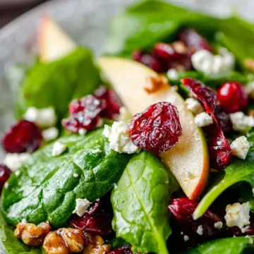 Spinach Cranberry Salad Recipe