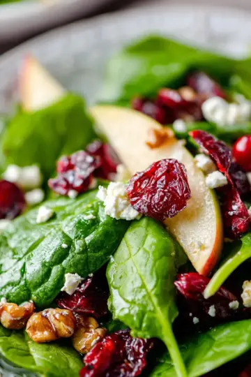 Spinach Cranberry Salad Recipe