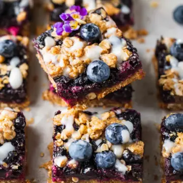Blueberry Oatmeal Bars