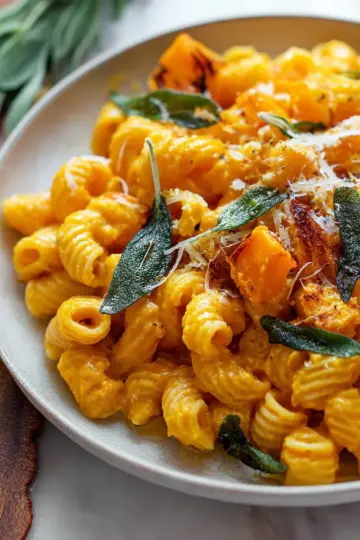 Butternut Squash Pasta with Crispy Sage